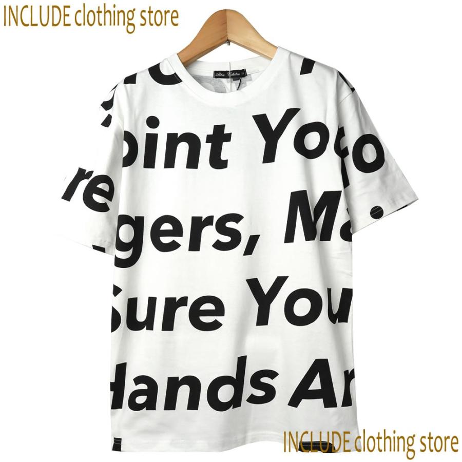 SALE 送料無料 ロゴ 総柄 半袖T オーバーサイズ ビッグシルエット スポーツ ダンス ストリート メンズ レディース |  | 01