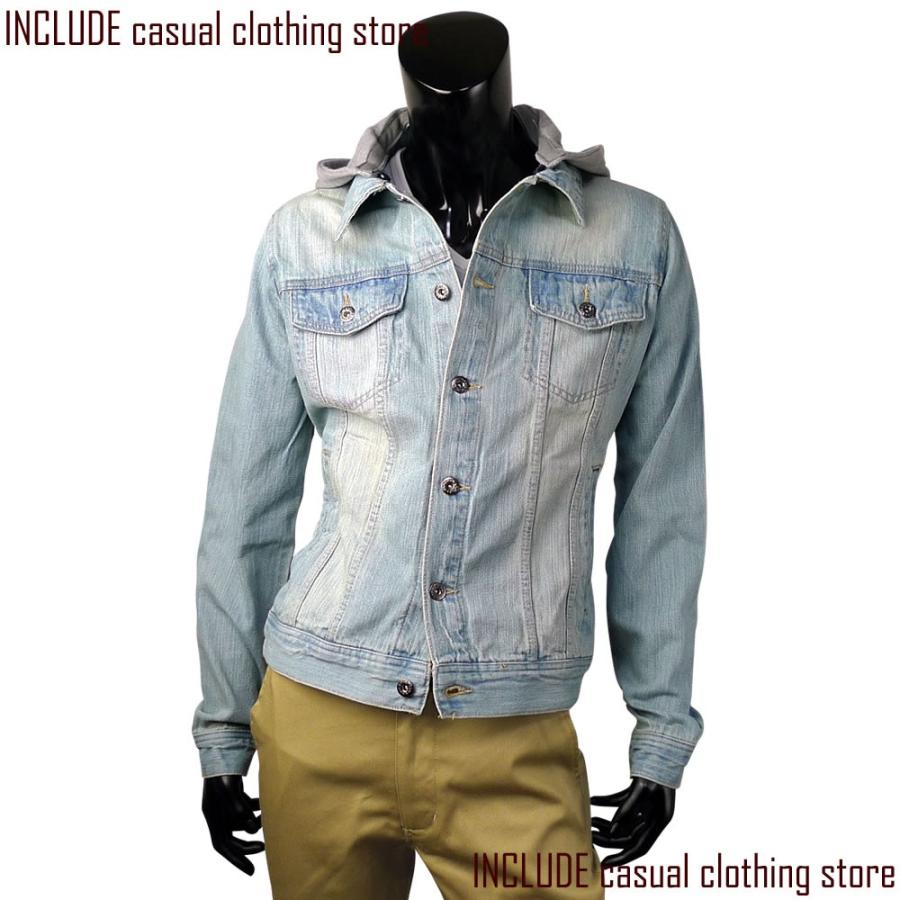 Ｇジャンパーカー フード付きデニム Ｇジャン デニムジャケット パーカー メンズ |  | 01