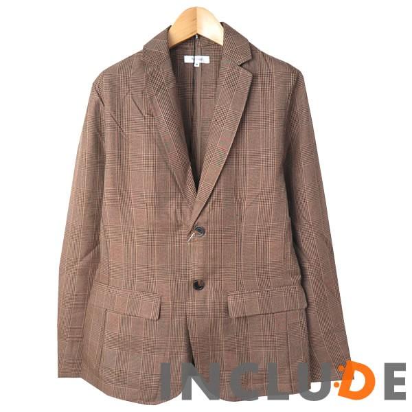 チェック グレンチェック タータンチェック ノバチェック シングル テーラード ジャケット センターベント 2ボタン 薄手 秋ジ |  | 07