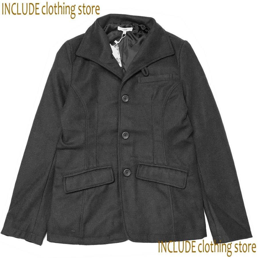 メルトン ウール イタリアン カラー ジャケット 立ち襟 カジュアル スーツ メンズ 黒 L 送料込 |  | 01