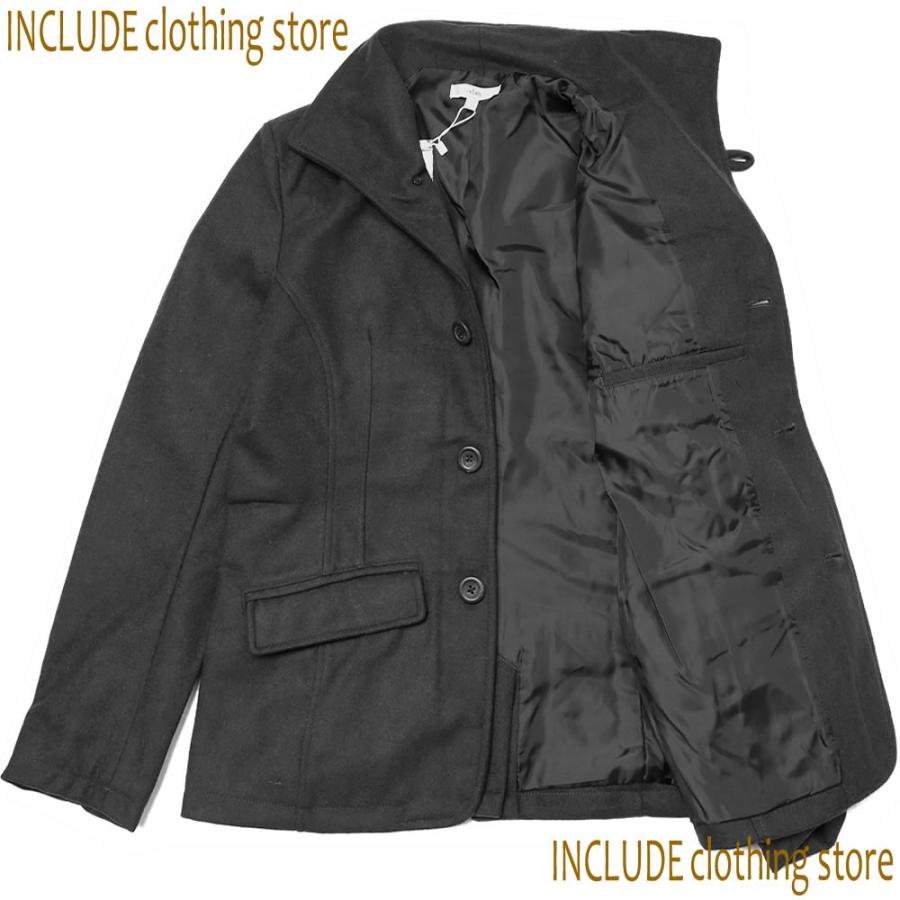 メルトン ウール イタリアン カラー ジャケット 立ち襟 カジュアル スーツ メンズ |  | 04