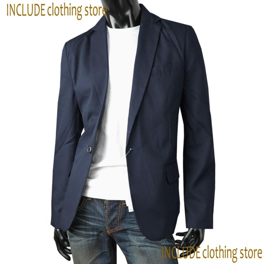 テーラード ジャケット スーツ地 テーラードジャケット ワンボタン センターベント ノッチドラペル メンズ |  | 04