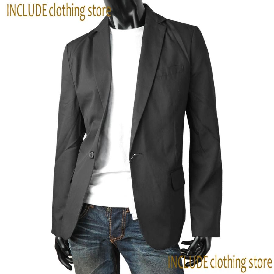 テーラード ジャケット スーツ地 テーラードジャケット ワンボタン センターベント ノッチドラペル メンズ |  | 07