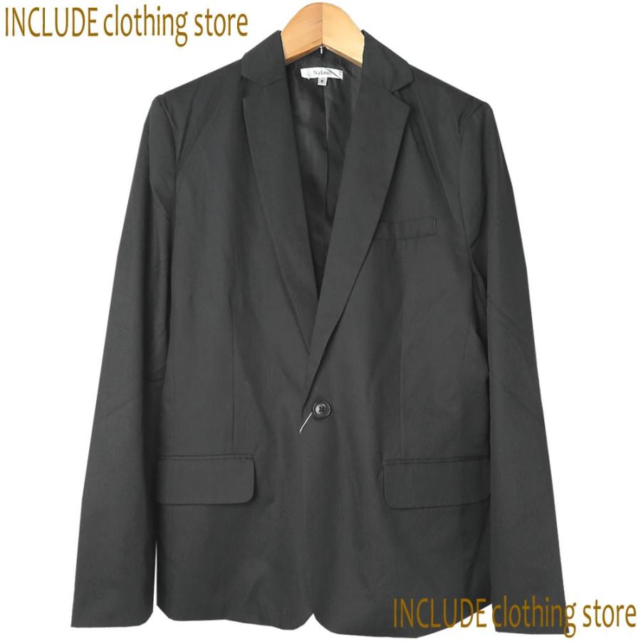 テーラード ジャケット スーツ地 テーラードジャケット ワンボタン センターベント ノッチドラペル メンズ |  | 08