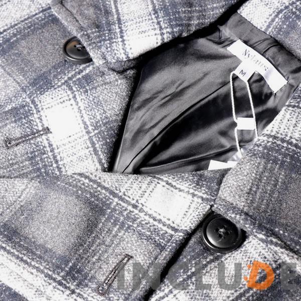 ウール メルトン Pコート ピーコート チェック オンブレチェック ヘリンボーン 軍物 トラッドコート |  | 05