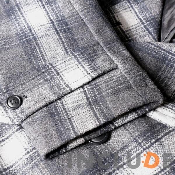 ウール メルトン Pコート ピーコート チェック オンブレチェック ヘリンボーン 軍物 トラッドコート |  | 06