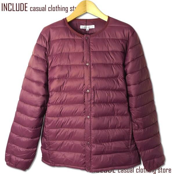 ウルトラライト 中綿ジャケット ダウンタッチ キルトジャケット バンドカラー メンズ |  | 01