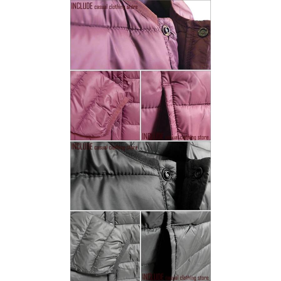 ウルトラライト 中綿ジャケット ダウンタッチ キルトジャケット バンドカラー メンズ |  | 04