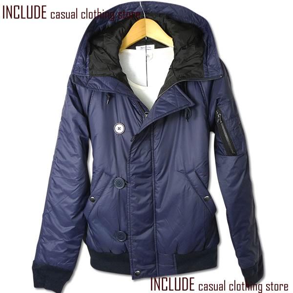 N-2B N2B スリムフィット ナイロン ダウンタッチ ジャケット ミリタリー 中綿 メンズ |  | 01