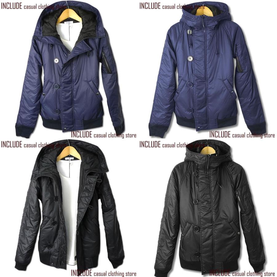 N-2B N2B スリムフィット ナイロン ダウンタッチ ジャケット ミリタリー 中綿 メンズ |  | 03