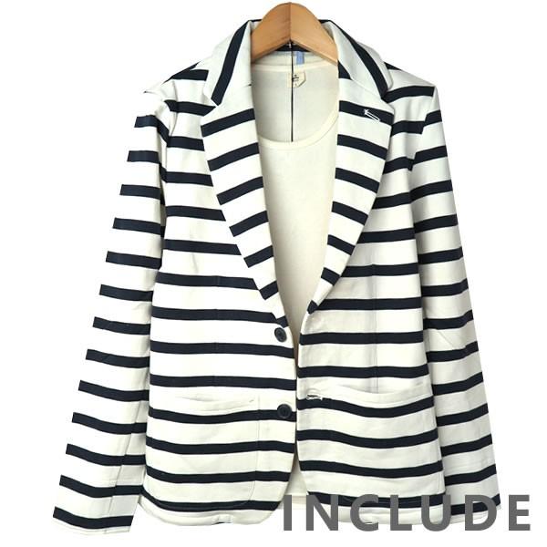 ボーダージャケット マリン 夏 リッチカジュアル メンズ アウター ジャケット フォーマル スーツ 通勤 通学 オフィス ネイビ |  | 01