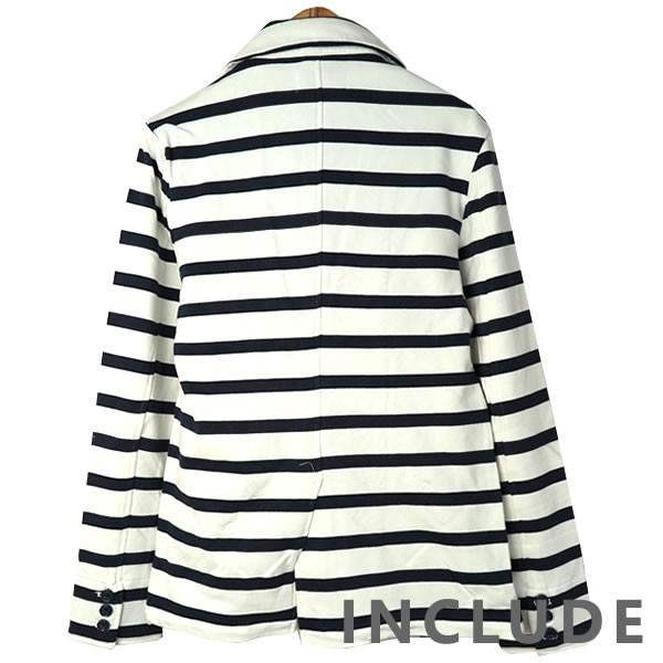 ボーダージャケット マリン 夏 リッチカジュアル メンズ アウター ジャケット フォーマル スーツ 通勤 通学 オフィス ネイビ |  | 02