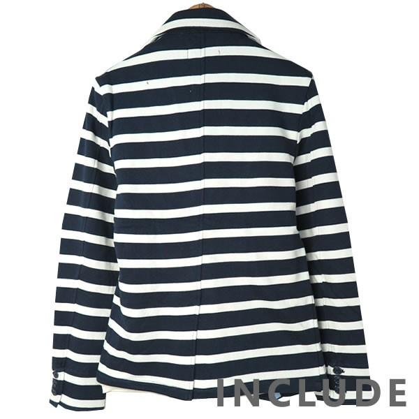 ボーダージャケット マリン 夏 リッチカジュアル メンズ アウター ジャケット フォーマル スーツ 通勤 通学 オフィス ネイビ |  | 05