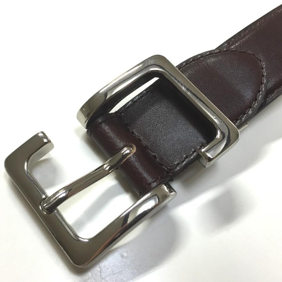 日本製 ベルト オイルレザー 本皮 牛革 帯切 サイズ調節可能 S字バックル フェザー加工 国産品 全3カラー メンズ |  | 04