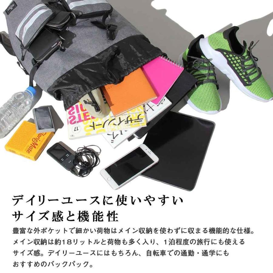 リュックサック バックパック リュック バッグ カジュアルバッグ リフレクターテープ ナイロン 通勤 通学 旅行 鞄 大きめ 1 |  | 03