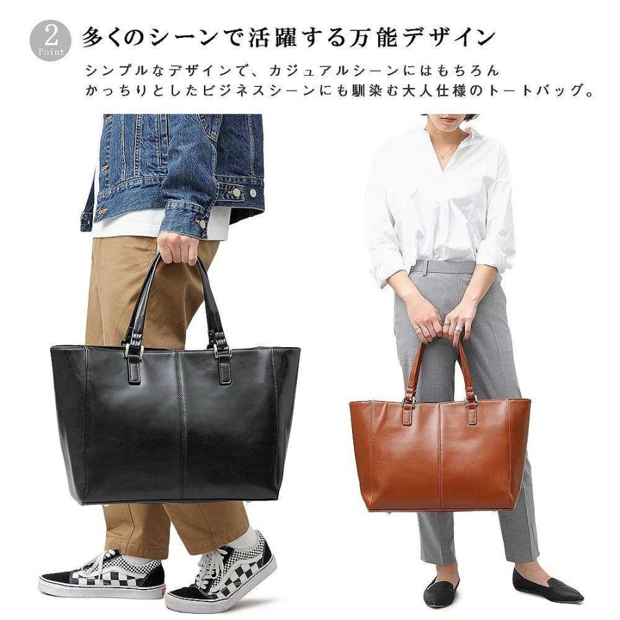 レザーバッグ トートバッグ スプリットレザー 牛床革 通勤 通学 A4 収納 肩掛け 機能的 ポケット ビジネス オフィス カジ |  | 07