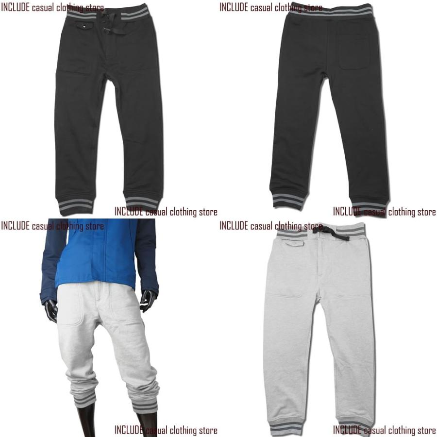 裏毛 アンクルパンツ 裾リブ ジョガーズ ジョガーパンツ テイパード スウェットパンツ |  | 03