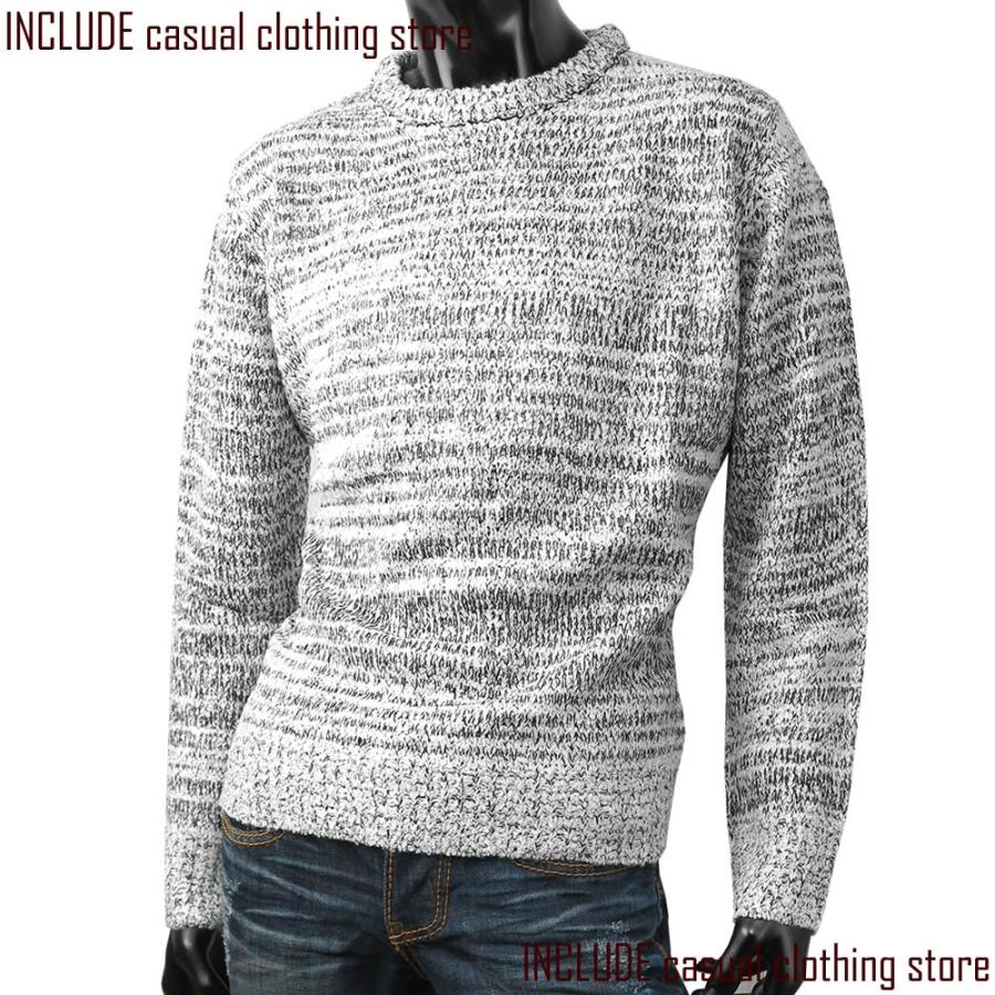 ヤーンニット セーター ニット モール ナチュラル ベーシック ふわふわ メンズ M L LL(XL) |  | 01