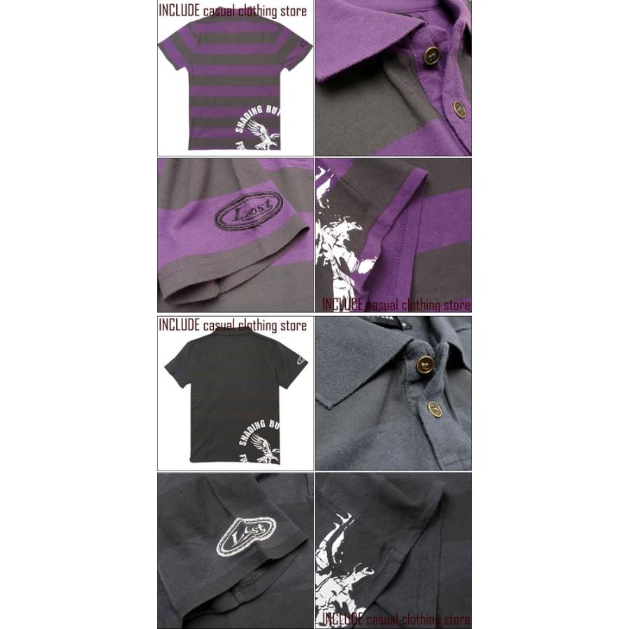 ポロシャツ 半袖ポロ ボーダー ワッペン ヴィンテージ メンズ |  | 04