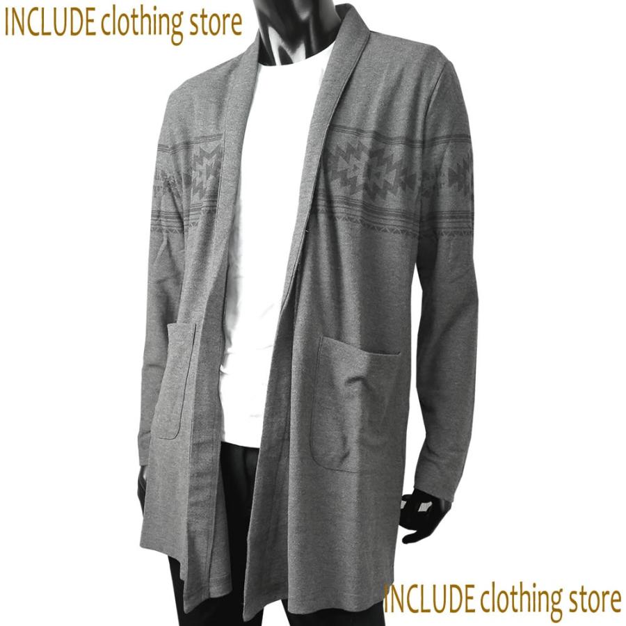 カーディガン ネイティブ オルテガ エスニック ロング丈 ショールカラー |  | 01