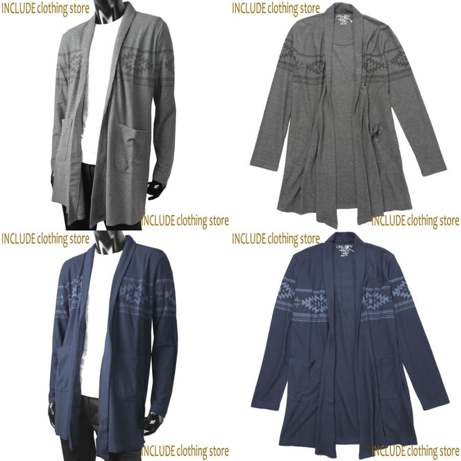 カーディガン ネイティブ オルテガ エスニック ロング丈 ショールカラー |  | 03