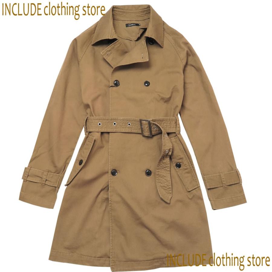 トレンチコート モールスキン 2カラー ビジネスコート カジュアルコート メンズ M L |  | 02