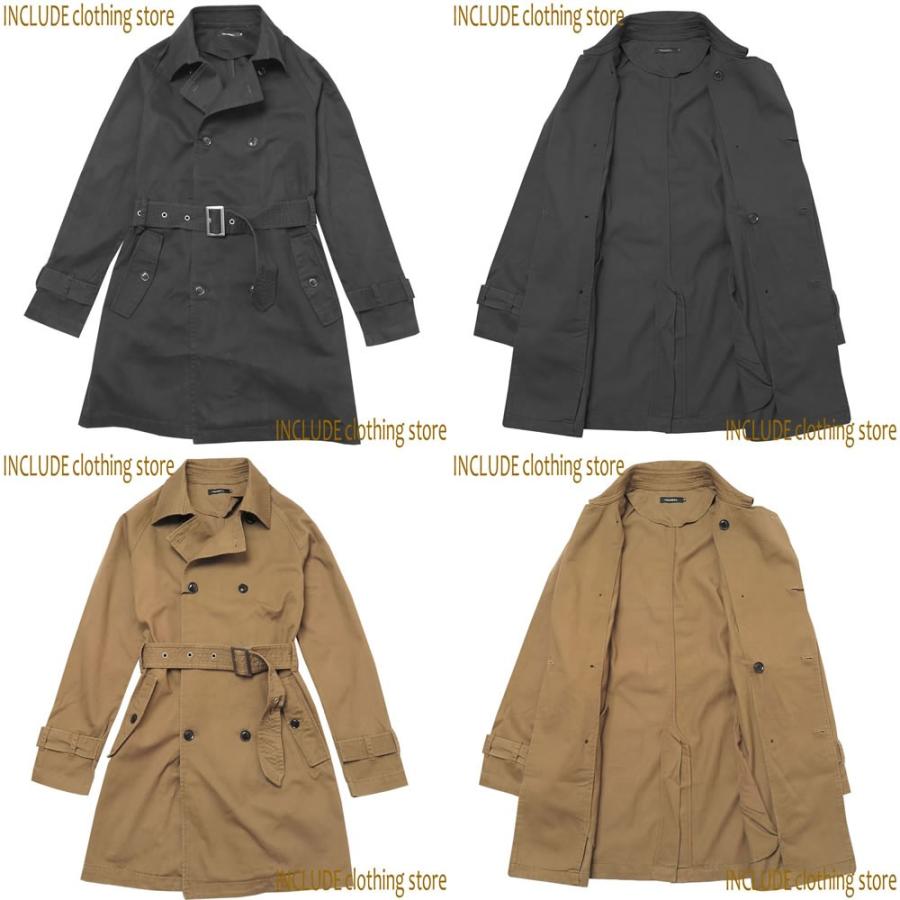 トレンチコート モールスキン 2カラー ビジネスコート カジュアルコート メンズ M L |  | 03