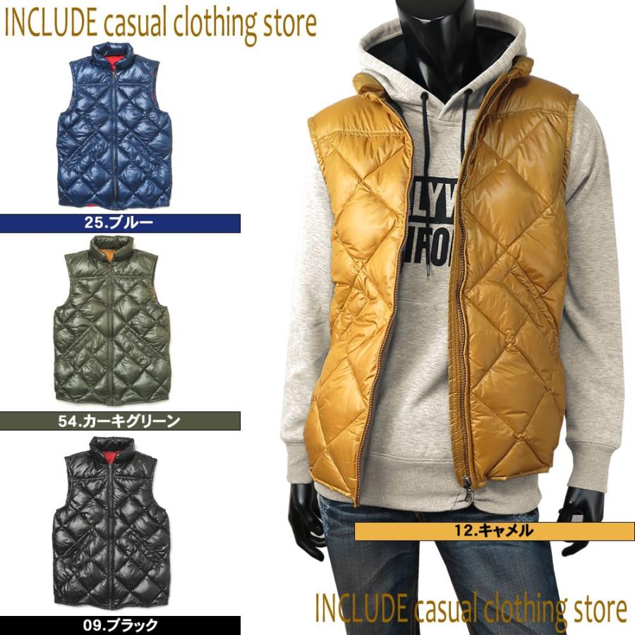 ダウンベスト DownVest キルティングベスト ベスト 防寒 暖かい 軽量 メンズ | 