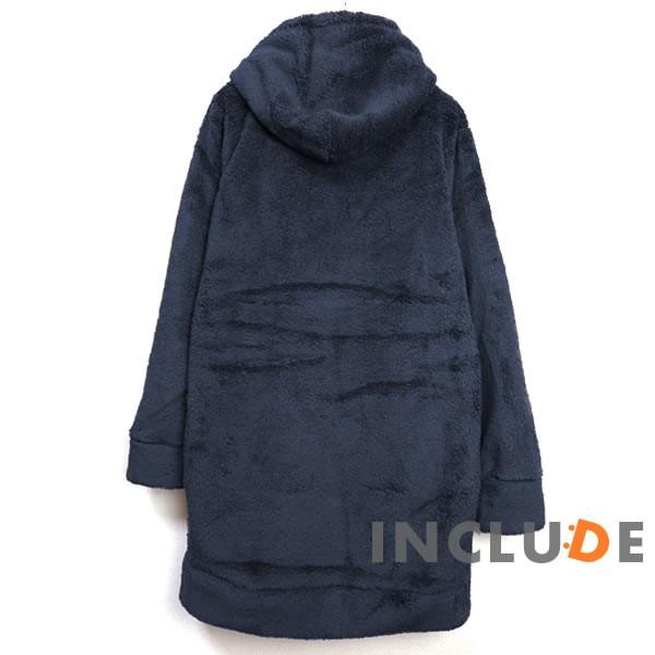 ボア フリース シェルパ フリース ロングフルジップ ボアコート シャギー あったか もこもこ パーカー ルームウェア ブラック |  | 11