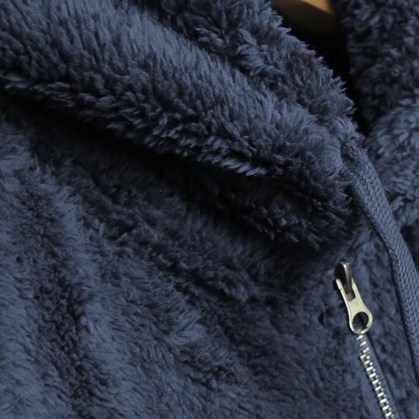 ボア フリース シェルパ フリース ロングフルジップ ボアコート シャギー あったか もこもこ パーカー ルームウェア ブラック |  | 12