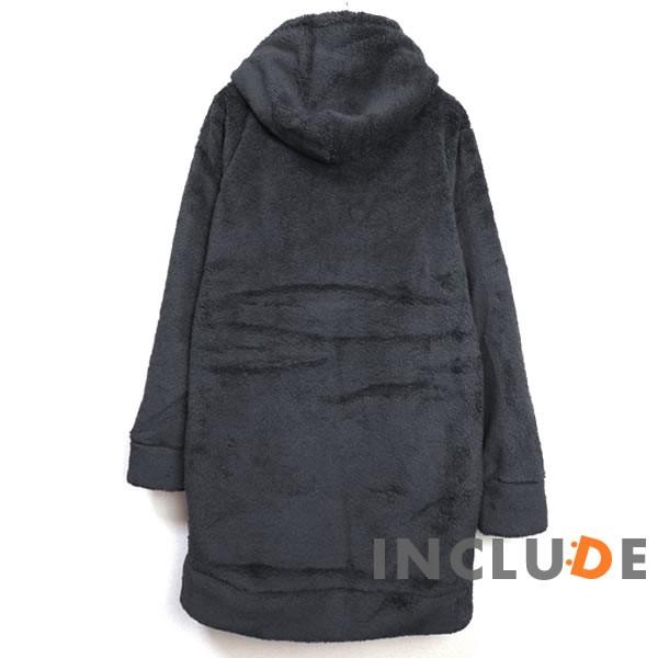 ボア フリース シェルパ フリース ロングフルジップ ボアコート シャギー あったか もこもこ パーカー ルームウェア ブラック |  | 06