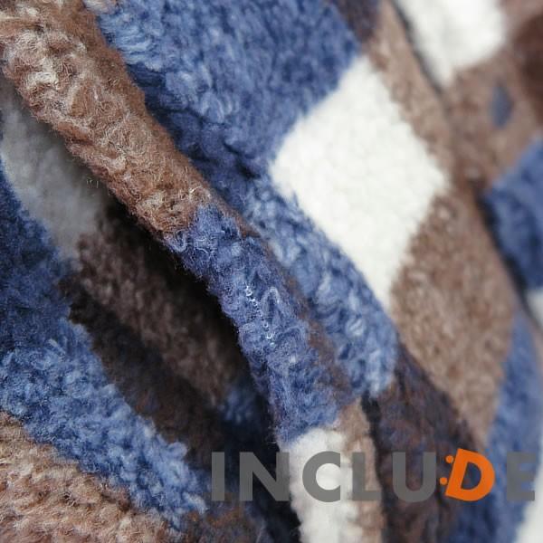 ボアジャケット チェック コーチジャケット 裏メッシュ メンズ シープボア 防寒 アウター もこもこ 厚手 カジュアル |  | 11