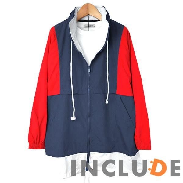 ナイロンジャケット マウンテンパーカー ウインドブレーカー トラックジャケット アウター アノラック ビッグサイズ ストリート |  | 07