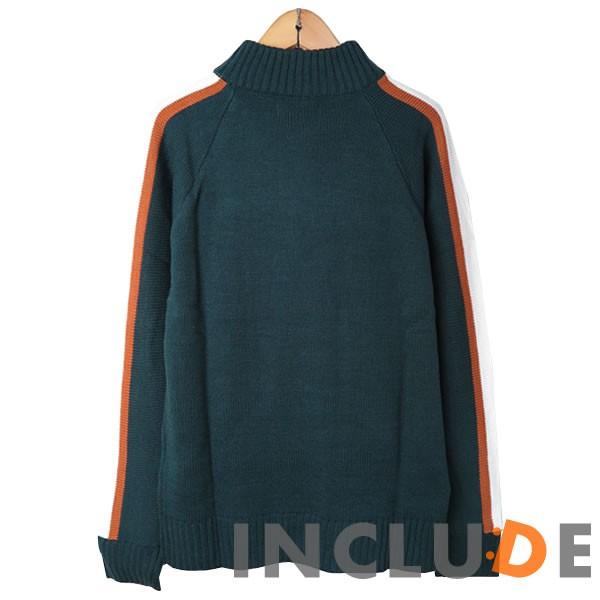 ハーフジップニット セーター カラーニット ニット ニットソー 袖ライン ラグラン スポーティー ハーフジップ 長袖 メンズ カ |  | 06