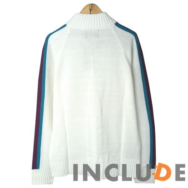 ハーフジップニット セーター カラーニット ニット ニットソー 袖ライン ラグラン スポーティー ハーフジップ 長袖 メンズ カ |  | 09