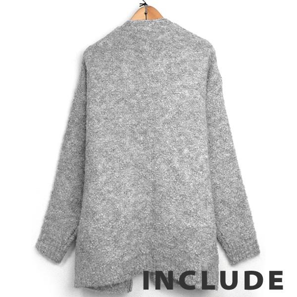 ブークレ ニット ループヤーン モコモコ もこもこ 暖かい ビッグシルエット カーディガン メンズ |  | 09