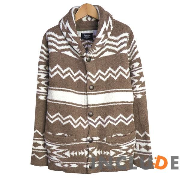 コンチョボタン オルテガ ネイティブ ショールカーディガン ナスカ ボア ガウン モールヤーン もこもこ オルテガ柄が海に似合う |  | 01