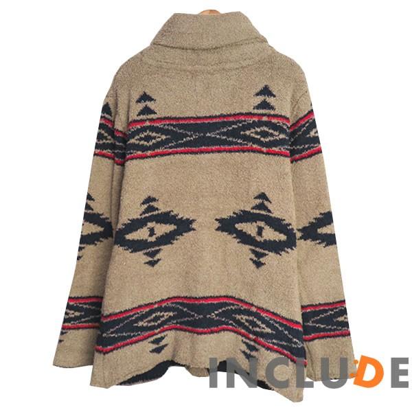 コンチョボタン オルテガ ショールカーディガン インディアン ボア ガウン モールヤーン もこもこ ネイティブアメリカン サイケ |  | 04