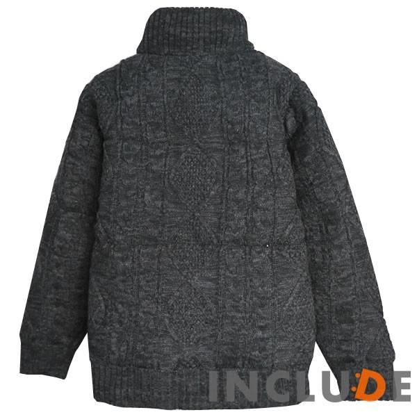 アラン柄 ニットアウター ワイドブルゾン ショート丈 ケーブルニット ブルゾン 中綿ジャケット ニットブルゾン メンズ |  | 06