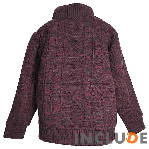 アラン柄 ニットアウター ワイドブルゾン ショート丈 ケーブルニット ブルゾン 中綿ジャケット ニットブルゾン メンズ |  | 08