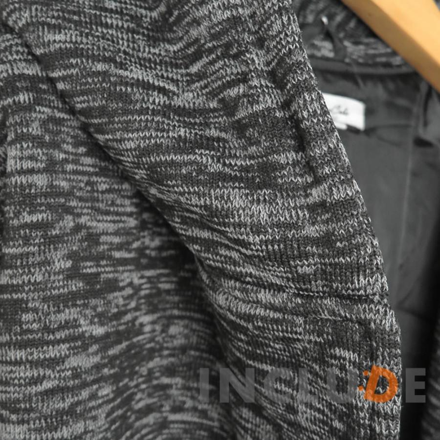 フーデット フリース パーカー ロング カーディガン 長袖 ニット コーディガン ベーシック 秋冬 |  | 03