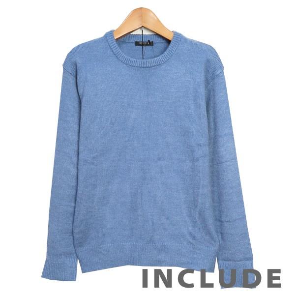 10カラー クルーネック 定番 毛玉防止 抗ピル コーピル セーター メンズ ニット 長袖 無地 ふわふわ 厚手 毛玉ができにく |  | 19