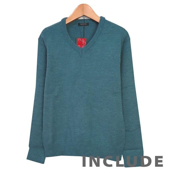 10カラー Vネック 定番 毛玉防止 抗ピル コーピル セーター メンズ ニット 長袖 無地 ふわふわ 厚手 毛玉ができにくい |  | 20