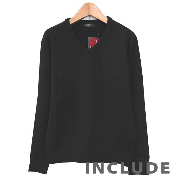 10カラー Vネック 定番 毛玉防止 抗ピル コーピル セーター メンズ ニット 長袖 無地 ふわふわ 厚手 毛玉ができにくい |  | 12