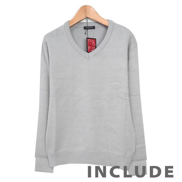 10カラー Vネック 定番 毛玉防止 抗ピル コーピル セーター メンズ ニット 長袖 無地 ふわふわ 厚手 毛玉ができにくい |  | 13