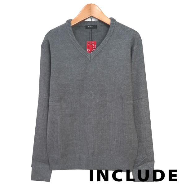 10カラー Vネック 定番 毛玉防止 抗ピル コーピル セーター メンズ ニット 長袖 無地 ふわふわ 厚手 毛玉ができにくい |  | 14