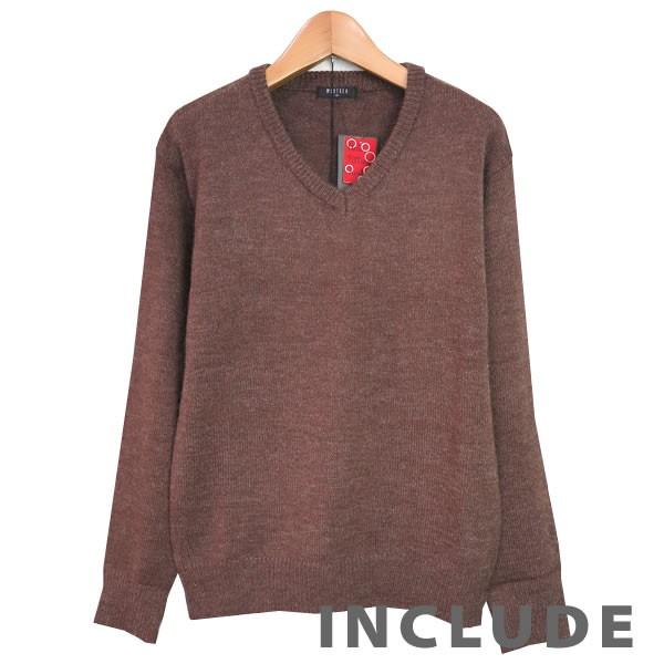 10カラー Vネック 定番 毛玉防止 抗ピル コーピル セーター メンズ ニット 長袖 無地 ふわふわ 厚手 毛玉ができにくい |  | 16