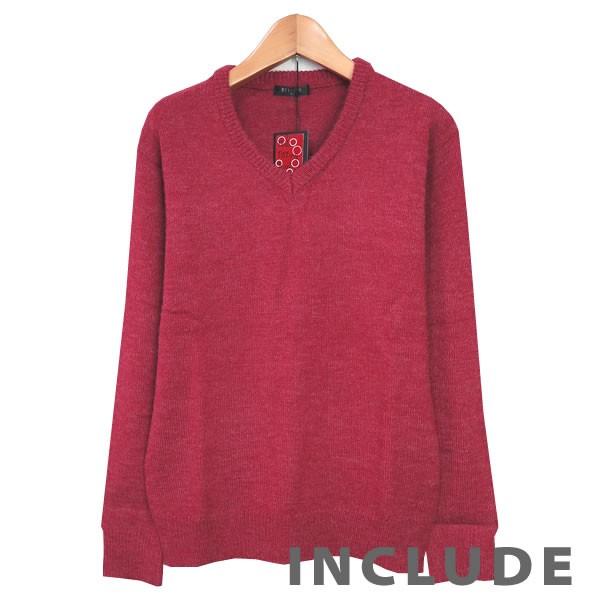 10カラー Vネック 定番 毛玉防止 抗ピル コーピル セーター メンズ ニット 長袖 無地 ふわふわ 厚手 毛玉ができにくい |  | 17