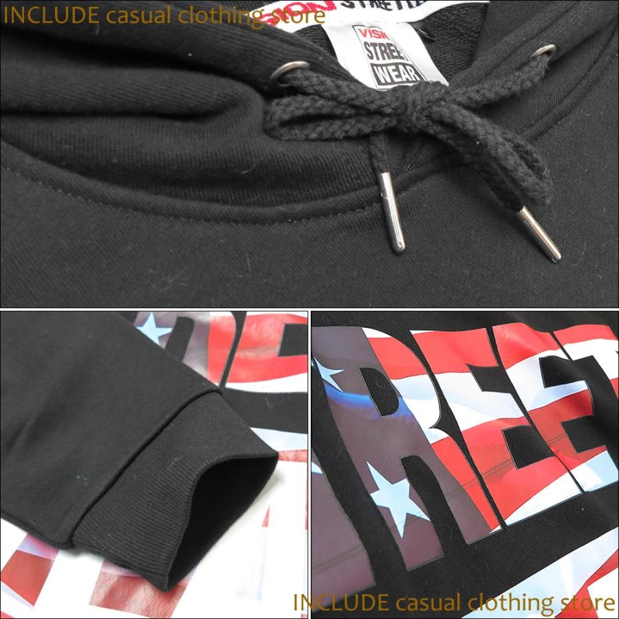 星条旗 プルパーカー ビッグシルエット スウェット アメリカ VISION STREET WEAR ドロップショルダー メンズ |  | 04