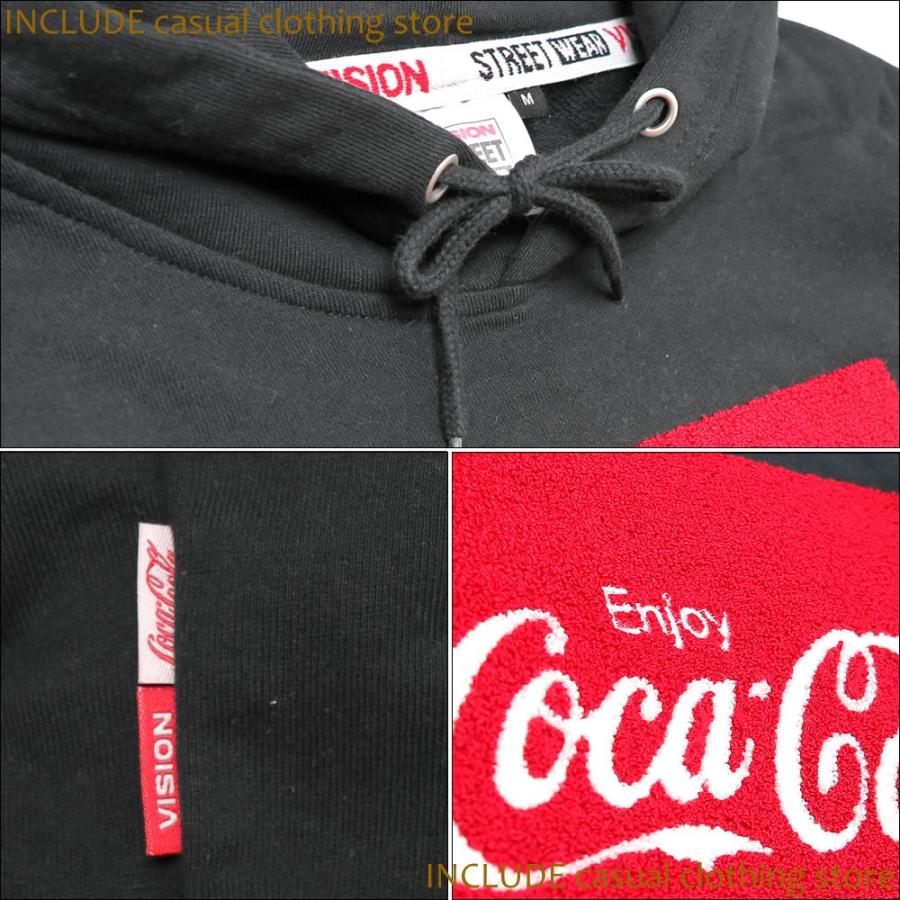 VISION STREET WEAR & Coca・Cola コラボパーカー パーカー プルパーカー ユニセックス 男女兼用 メ |  | 03
